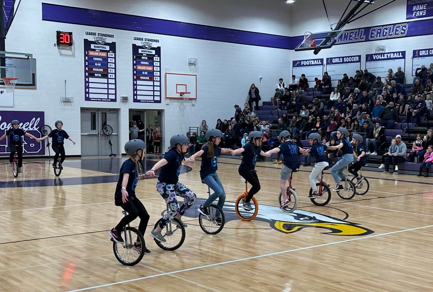 Blazin' Bobcats Unicycle Shirts