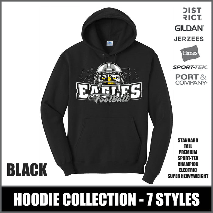 "Helmet" BLACK Hoodies