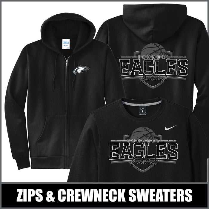 "Classy" BLACK Zips & Crews