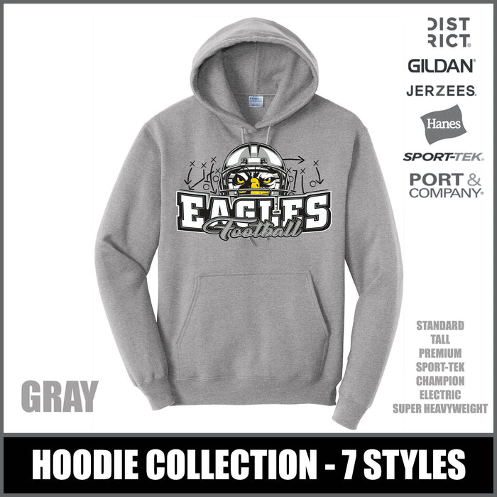 "Helmet" GRAY Hoodies