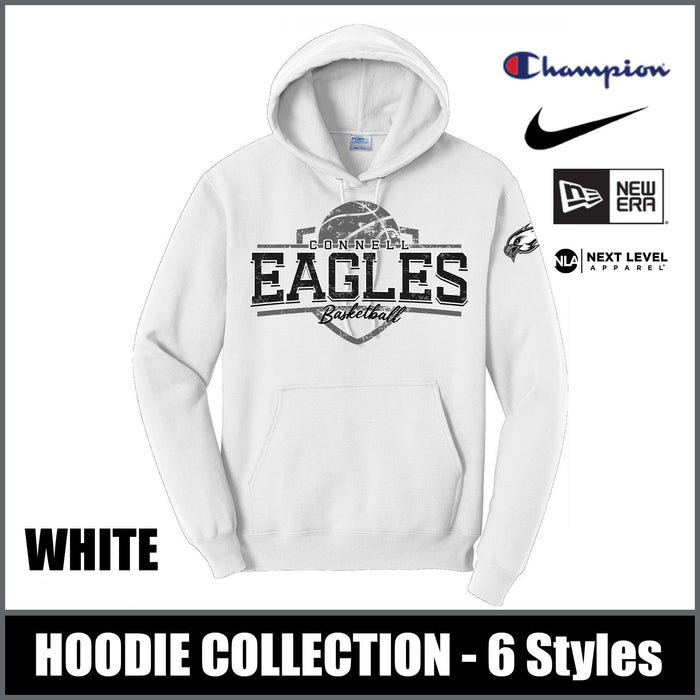 "Classy" WHITE Hooded Sweatshirts