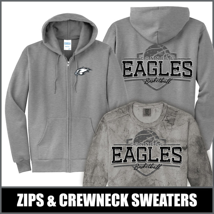 "Classy" GRAY Zips & Crews ~