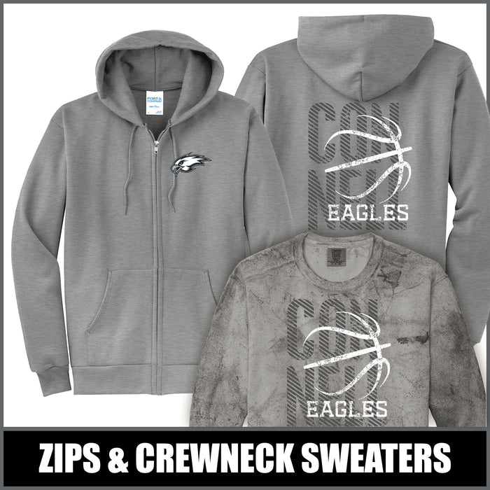 "Mirage" GRAY Zips & Crews