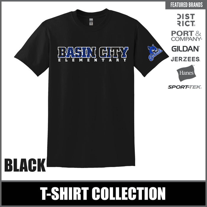 "BCE" BLACK T-Shirts - Basin City Elementary