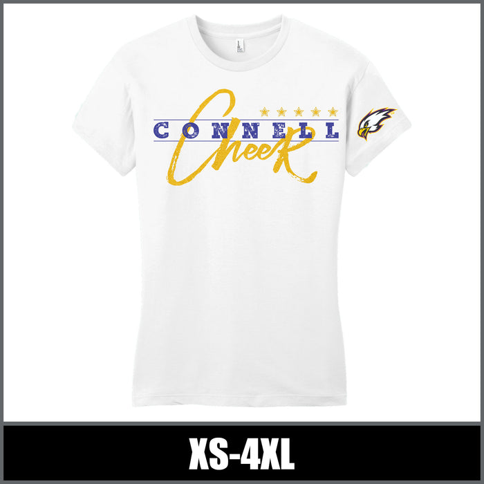 "5-Star" Ladies Fitted T-Shirt - Connell Cheer