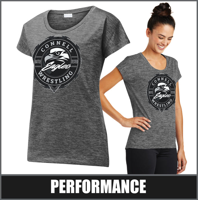 Ladies Electric "Insignia" Sporty Tee - CHS Wrestling