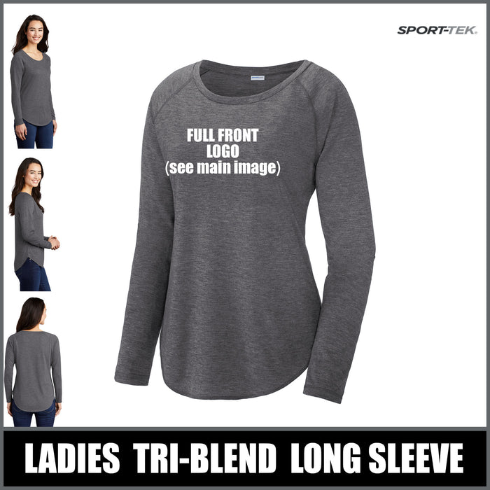 "Plaid B" GRAY Ladies T-Shirts - Basin City Elementary