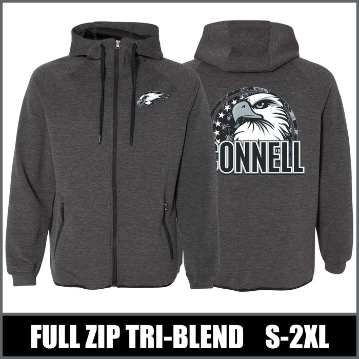 "Regal" Fleece Tech Jacket - Connell Eagles