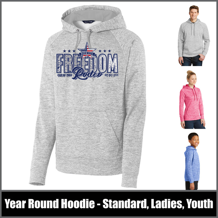 Electric Heather Hoodie - Freedom Rodeo