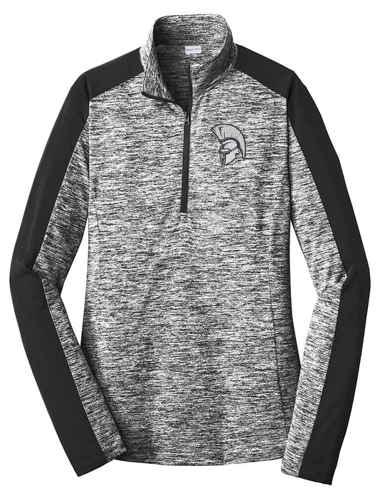 Standard or Ladies Electric Heather 1/4 Zip - Olds Jr High