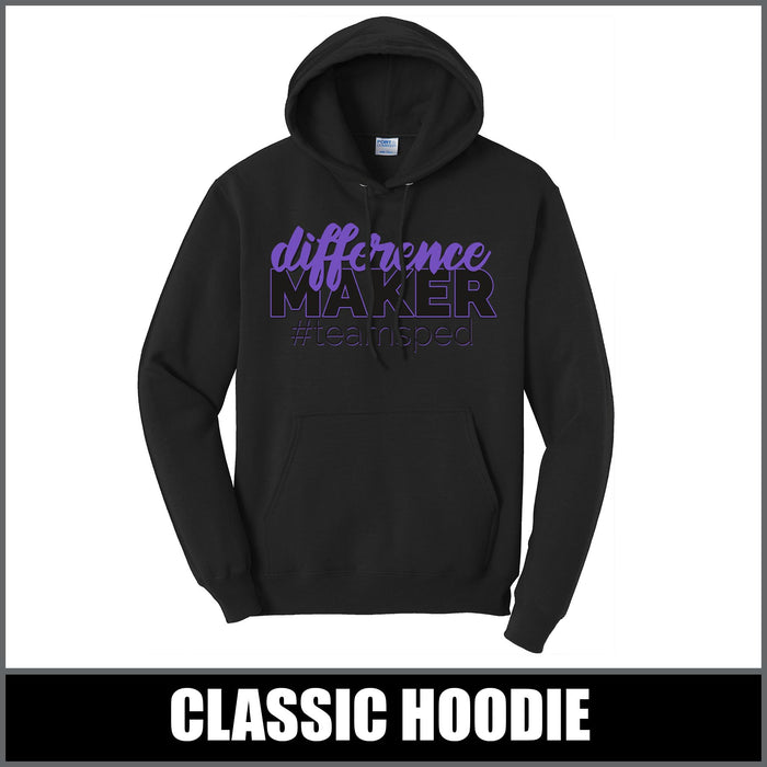 "Difference Maker" Hoodie - #teamsped
