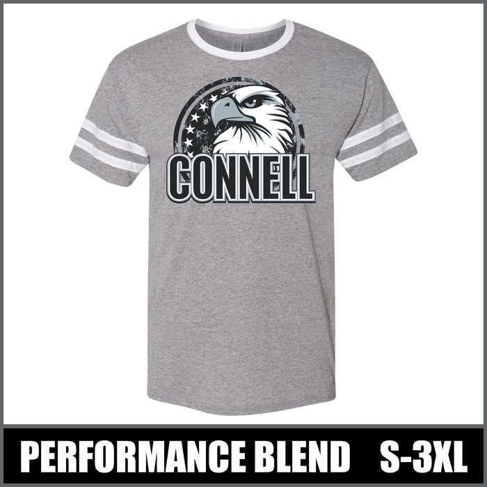 "Regal" Tri-Blend Ringer T-Shirt - Connell Eagles