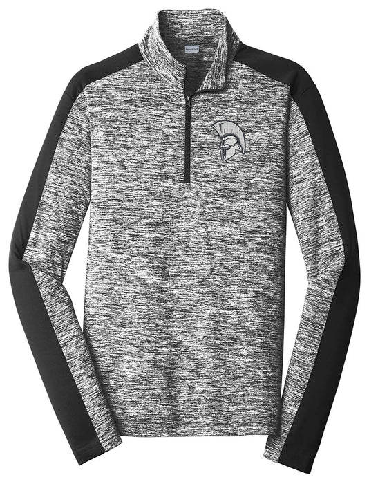 Standard or Ladies Electric Heather 1/4 Zip - Olds Jr High
