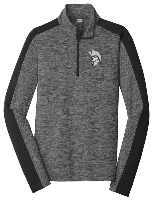 Standard or Ladies Electric Heather 1/4 Zip - Olds Jr High