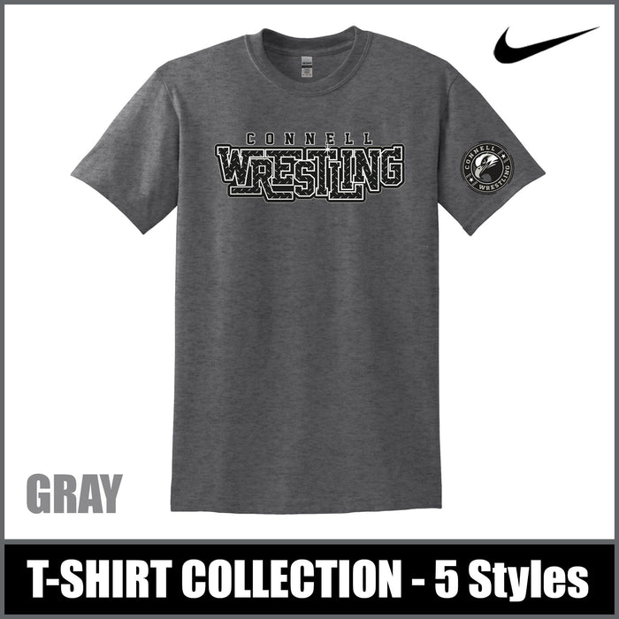 "Diamondplate" GRAY T-Shirts - CHS Wrestling