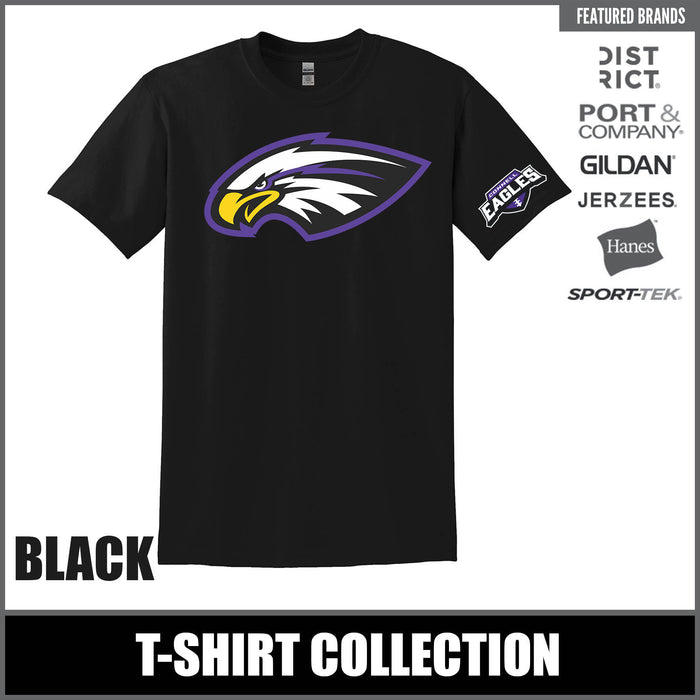 "Lightning" [eagle] BLACK T-Shirts