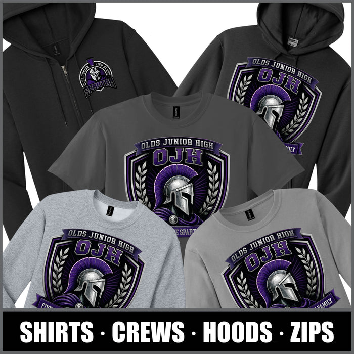 "5 Houses" Collection - OJH - BLACK & GRAYS