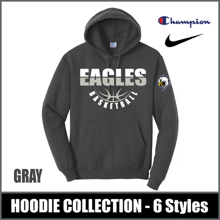 "Chrome" GRAY Hooded Sweatshirts