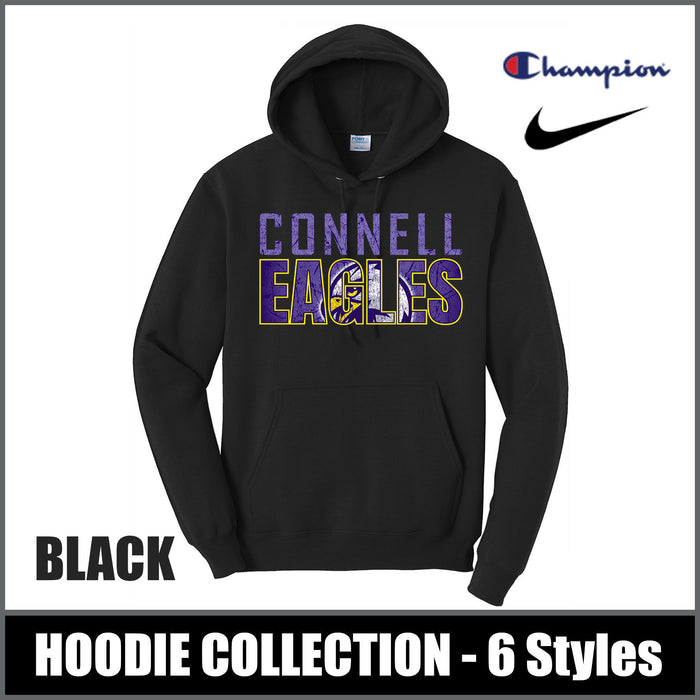 "Hotshot" BLACK Hooded Sweatshirts