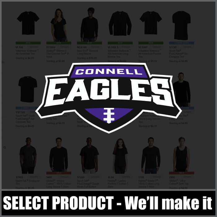 You Pick - Custom Item - Connell Football (Lightning Crest)