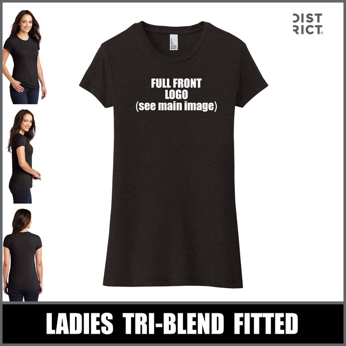 "Plaid B" BLACK Ladies T-Shirts - Basin City Elementary
