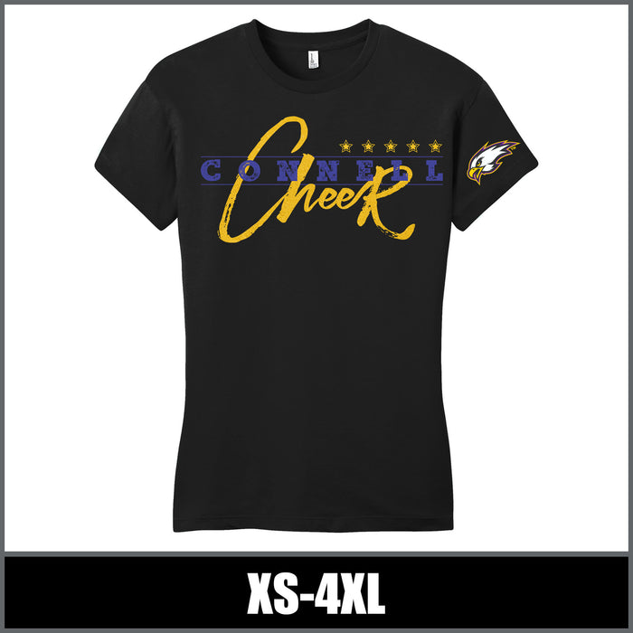 "5-Star" Ladies Fitted T-Shirt - Connell Cheer