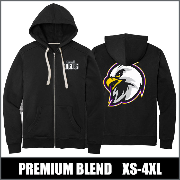 "Definitive" Premium Zip Hoodie - Connell Eagles