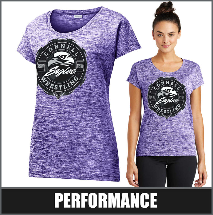 Ladies Electric "Insignia" Sporty Tee - CHS Wrestling