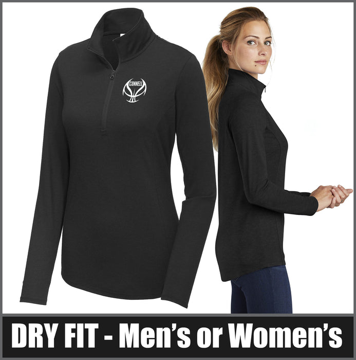 Dry-Fit Tri-Blend 1/4-Zip Pullover - CHS Girls Basketball
