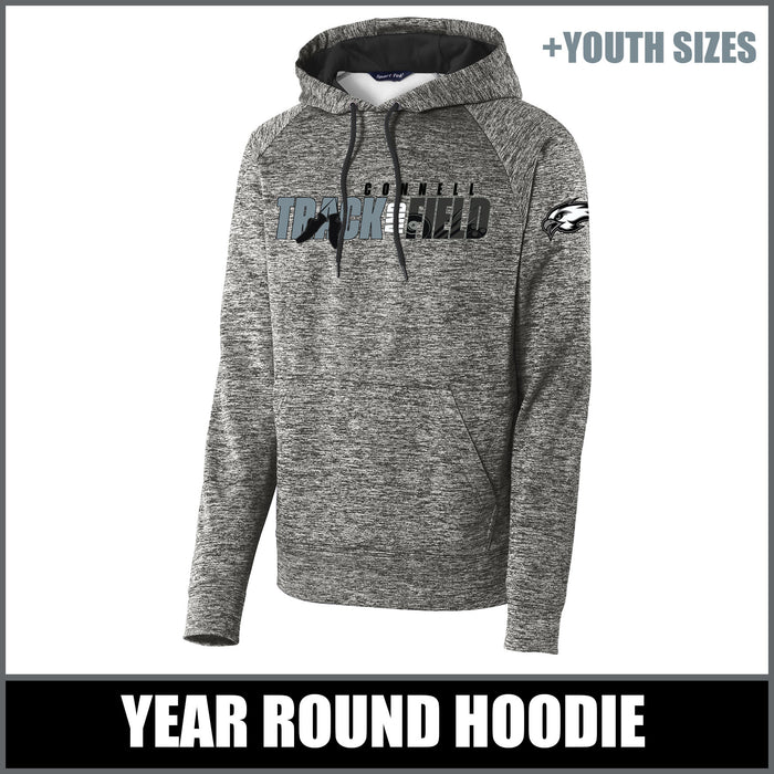 "Synergy" Electric Heather Hoodie - CHS Track & Field