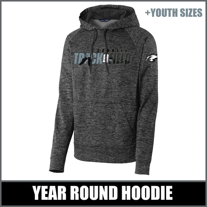 "Synergy" Electric Heather Hoodie - CHS Track & Field