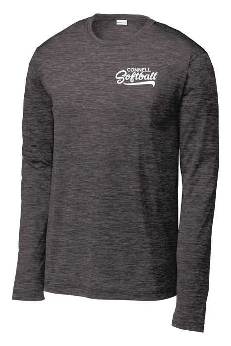"Swoosh" Long Sleeve Performance T-Shirt - CHS Softball