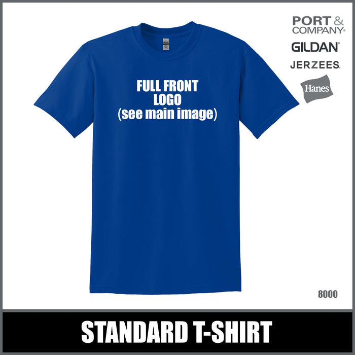 "Plaid B" BLUE T-Shirts - Basin City Elementary