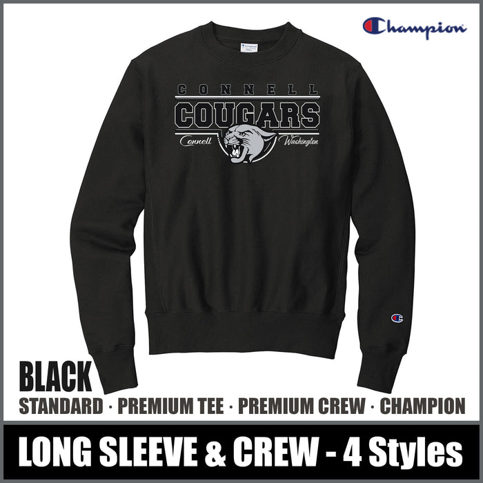 "Classic" BLACK Long Sleeve - Connell Elementary