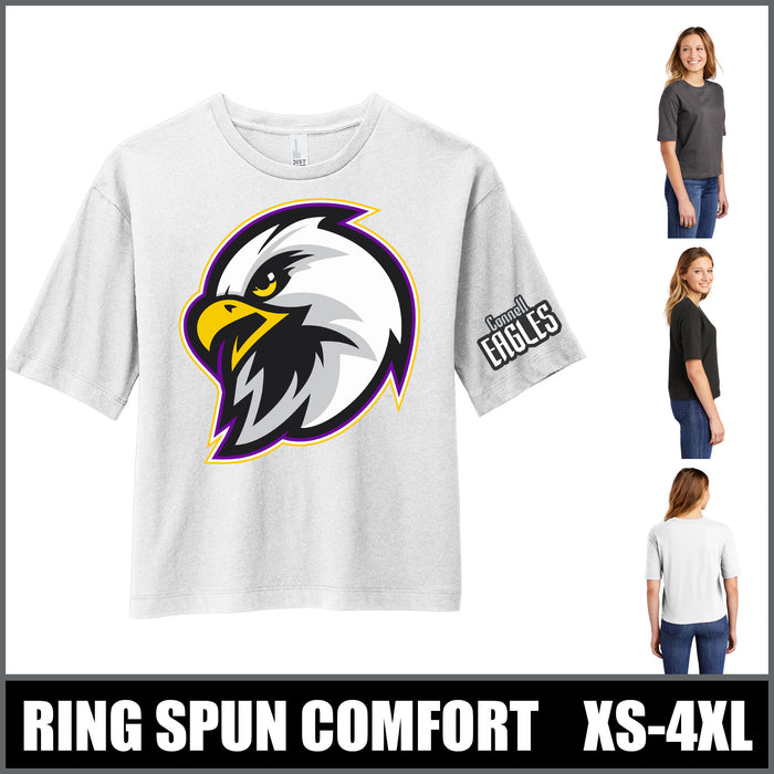 "Definitive" Ladies Boxy Tee - Connell Eagles