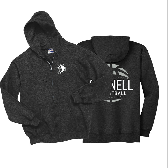"Eclipse" GRAY Premium Hoodies - Connell Basketball