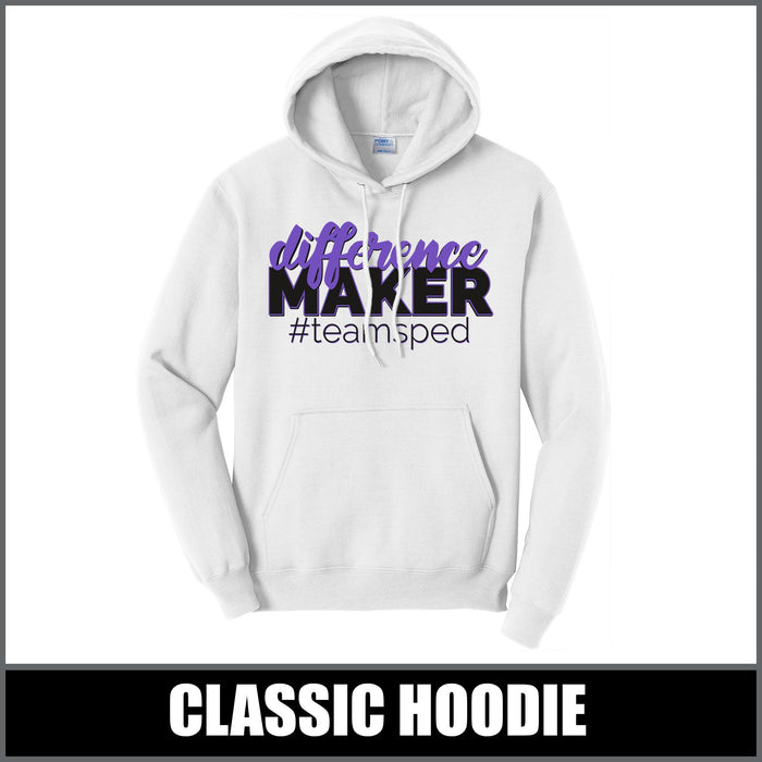 "Difference Maker" Hoodie - #teamsped