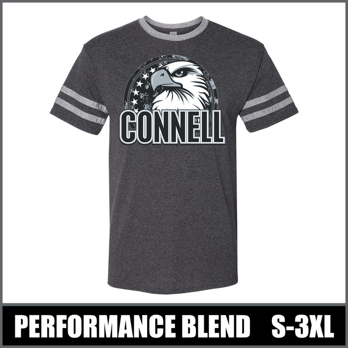 "Regal" Tri-Blend Ringer T-Shirt - Connell Eagles