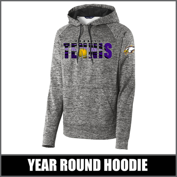 "Shadow" Electric Heather Hoodie - CHS Tennis